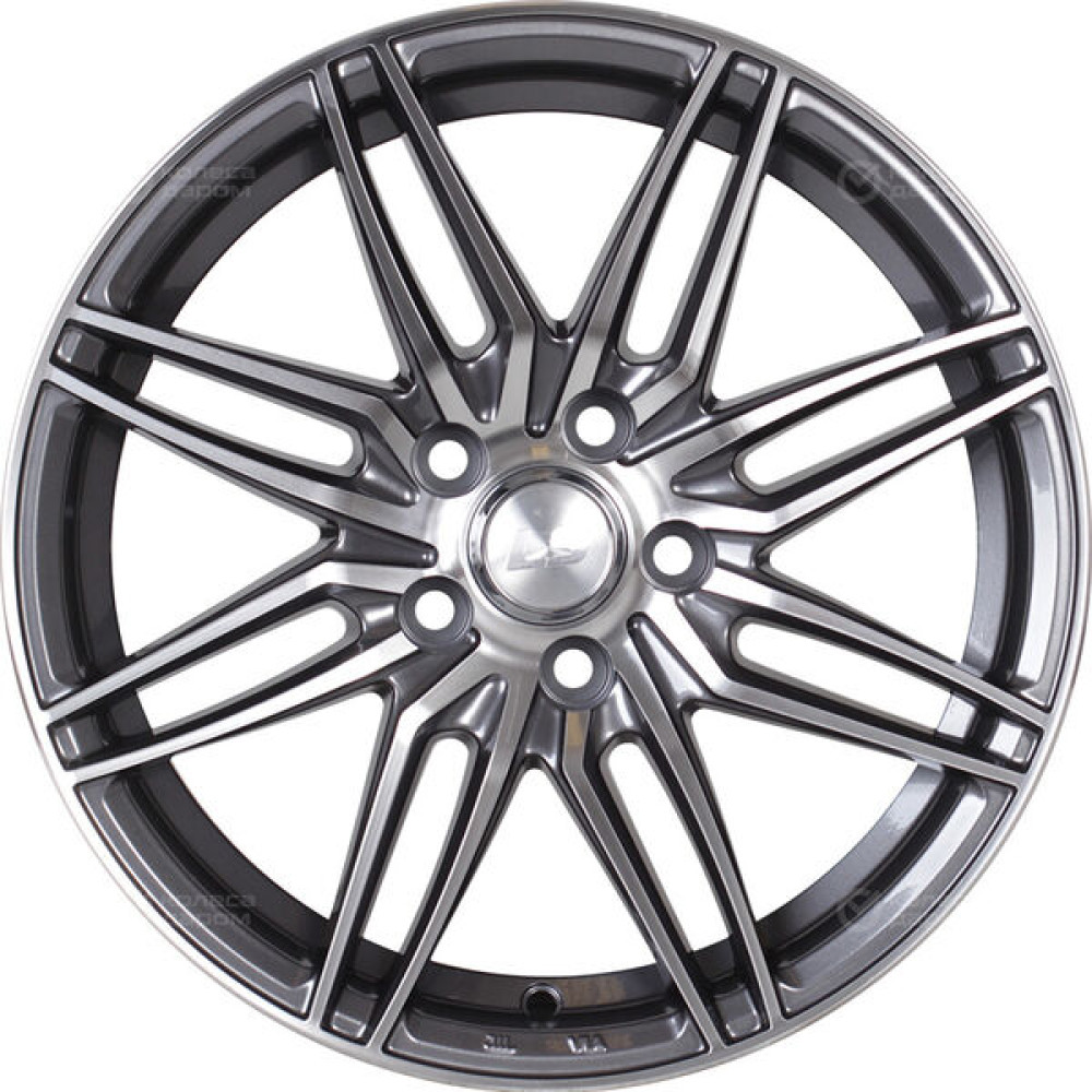 Колесный диск LS LS 832 6xR14 4x100 ET40 DIA73.1 насыщенный темно-серый полностью полированный