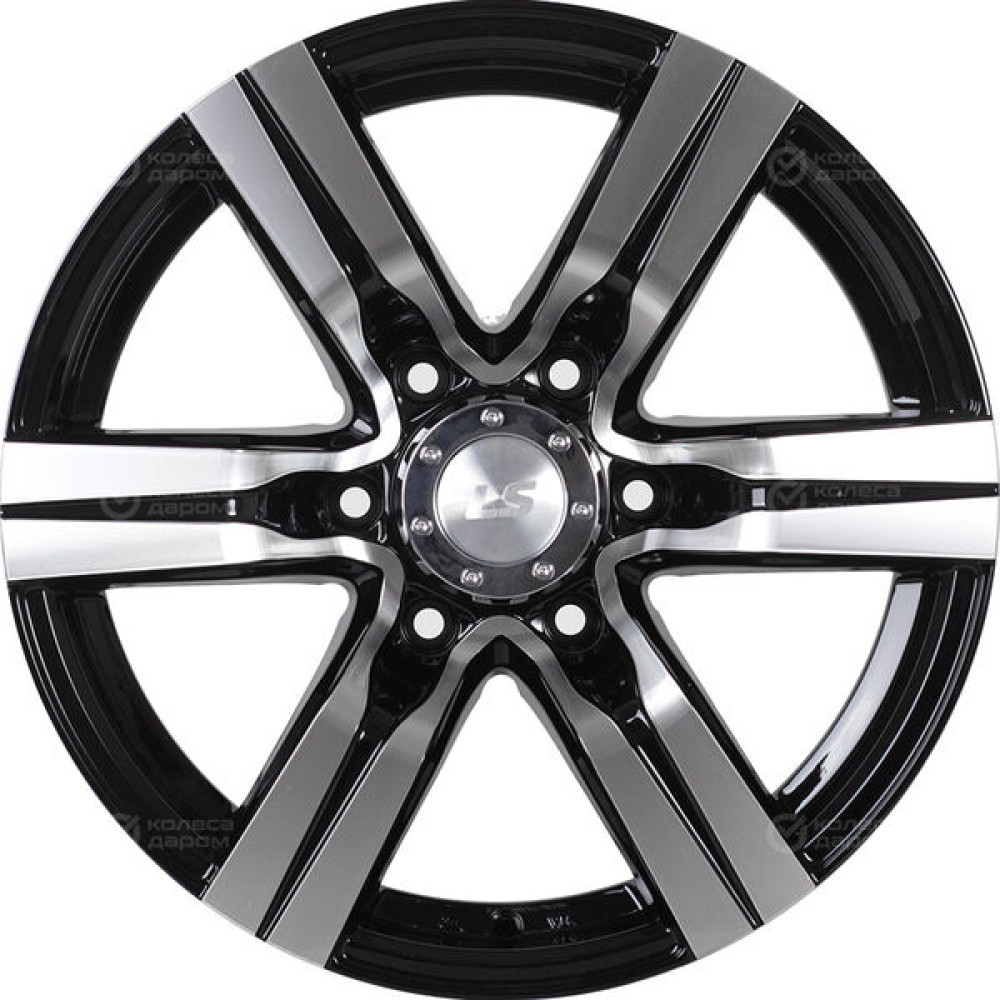 Колесный диск LS LS 767 8xR17 6x139.7 ET10 DIA106.1 черный полностью полированный