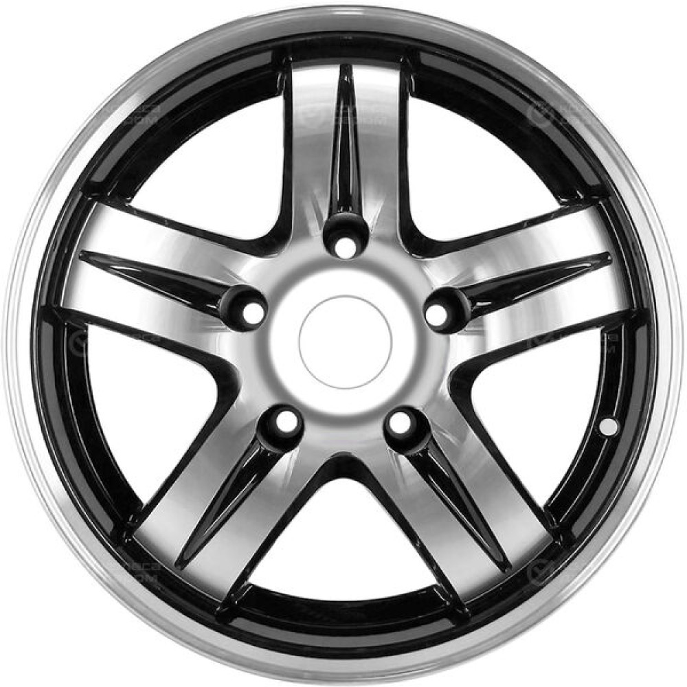 Колесный диск NEO 669 7xR16 5x139.7 ET35 DIA108 глянцевый черный с полированной лицевой частью