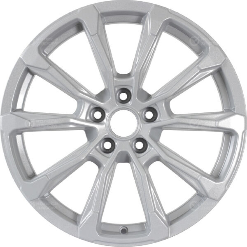 Колесный диск KHOMEN KHW1808 (18_ZV K5/Santafe) 7.5xR18 5x114.3 ET50 DIA67.1 серебристый