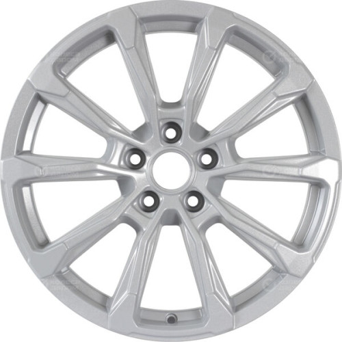 Колесный диск KHOMEN KHW1808 (18_ZV K5/Santafe) 7.5xR18 5x114.3 ET50 DIA67.1 серебристый