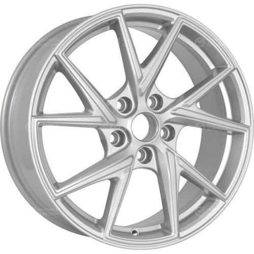 Колесный диск WUP Up105 7xR17 5x114.3 ET48 DIA67.1 глянцевый серебристый