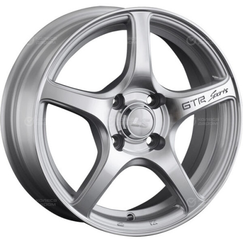Колесный диск LS LS 537 5.5xR14 4x100 ET45 DIA73.1 серебристый полированный